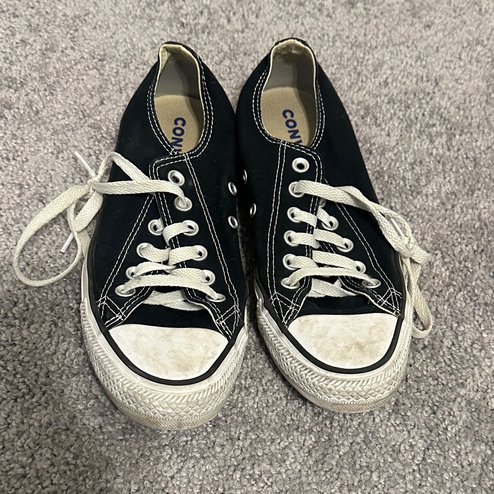 Converse Black and White Canvas Shoes
